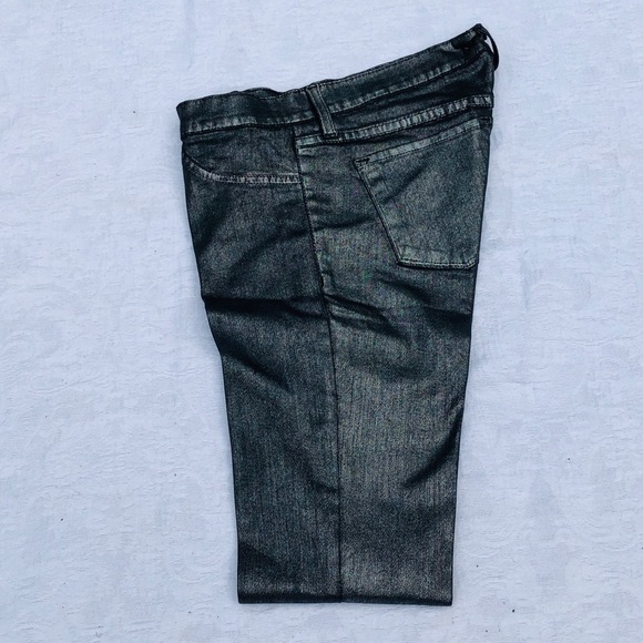 FLYING MONKEY**Pewter Silver Denim Jeans Size 26 - Picture 2 of 8